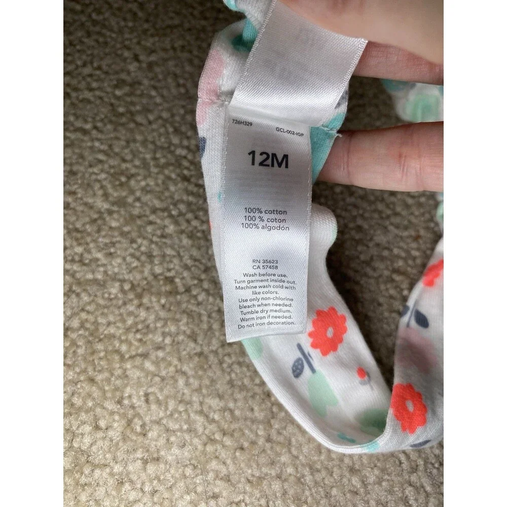 Gymboree Blue Satin Bow & Child of Mine Floral Headband Set